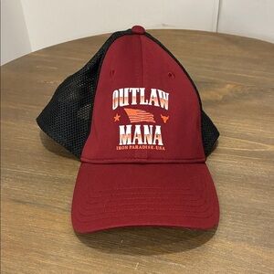 Outlaw Mana Iron Paradise USA Trucker Hat